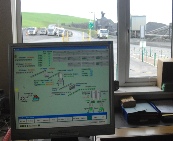 Control system operating in cabin